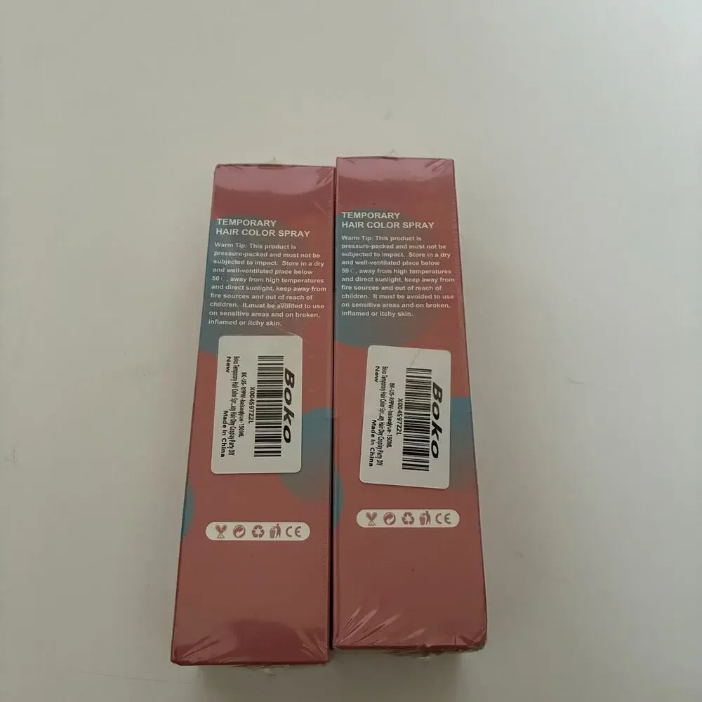 Lot Of 2 Temporary Hair Color Spray 5.07 fl oz Ice Dating Dye Washable Halloween